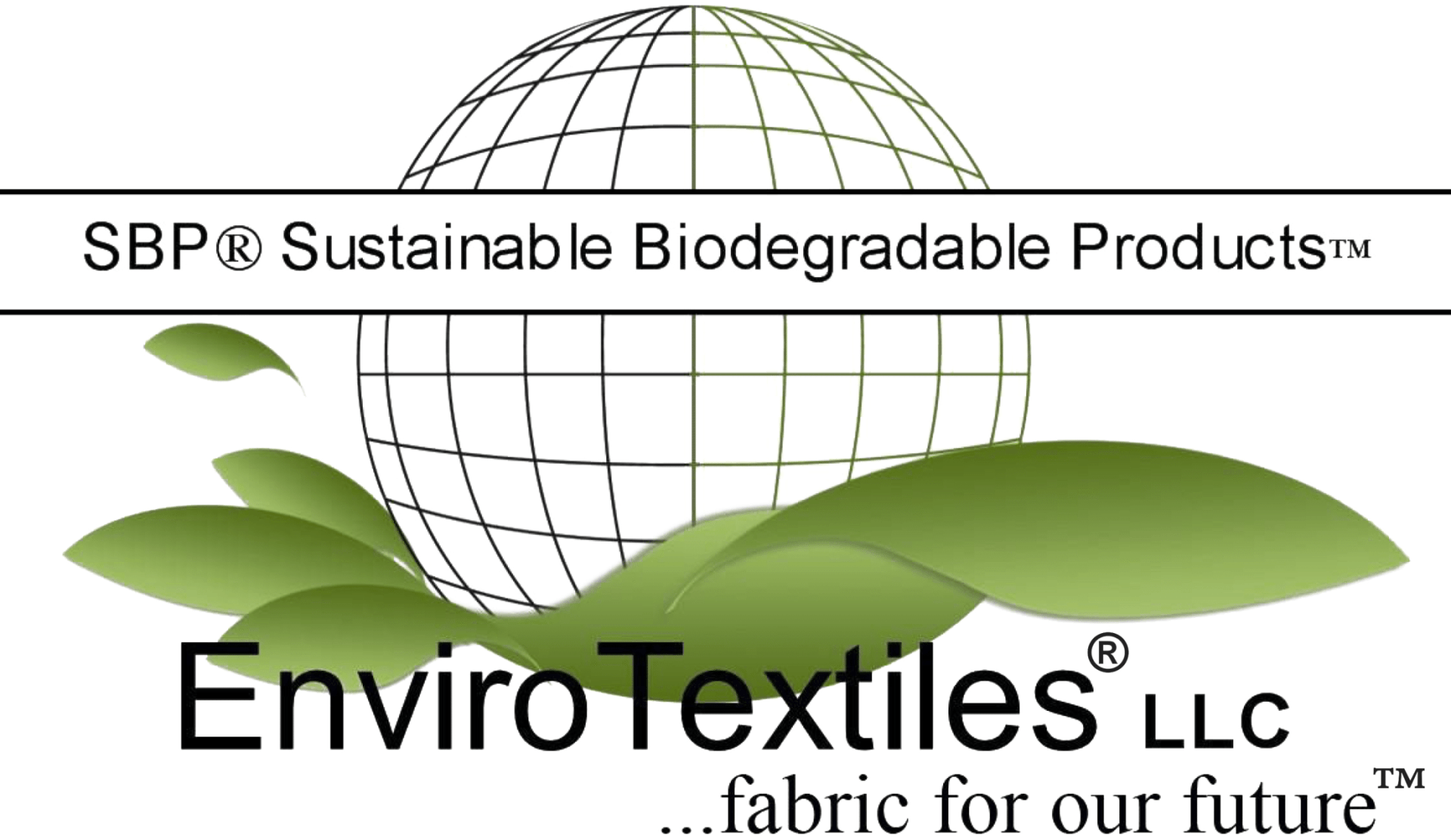 The logo for enviro textiles llc fabric for our future