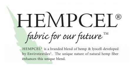 Hempcel is a branded blend of hemp and lyocell developed by envirotextiles.