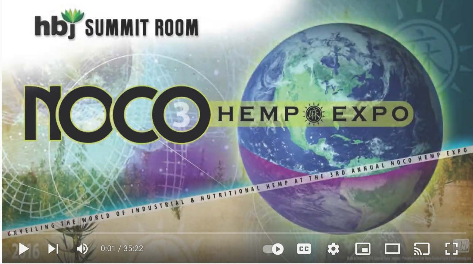 A video of the noco hemp expo summit room