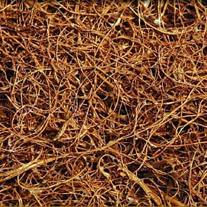 A close up of a pile of tobacco leaves