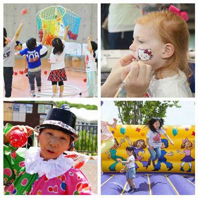 Childrens activities at the Chubu Walkathon