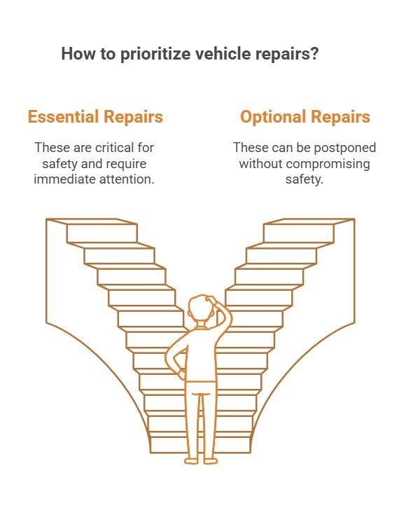 prioritize vehicle repairs