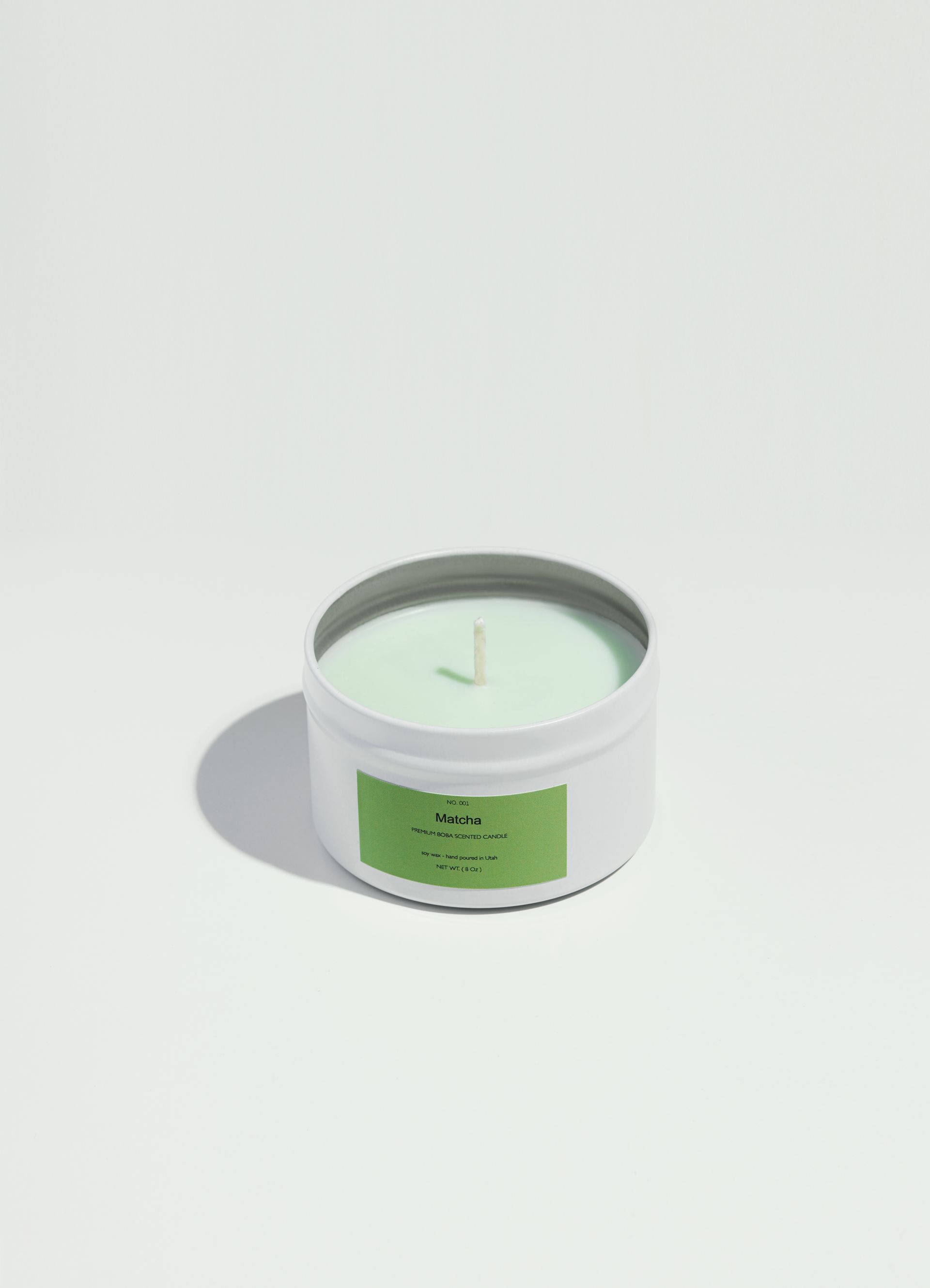Matcha scented BobaLuv candle