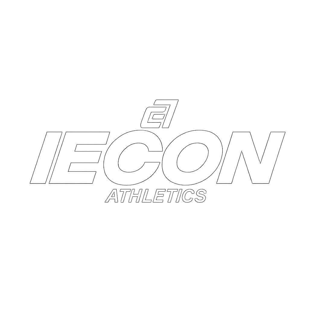 IECON Athletics logo in white.