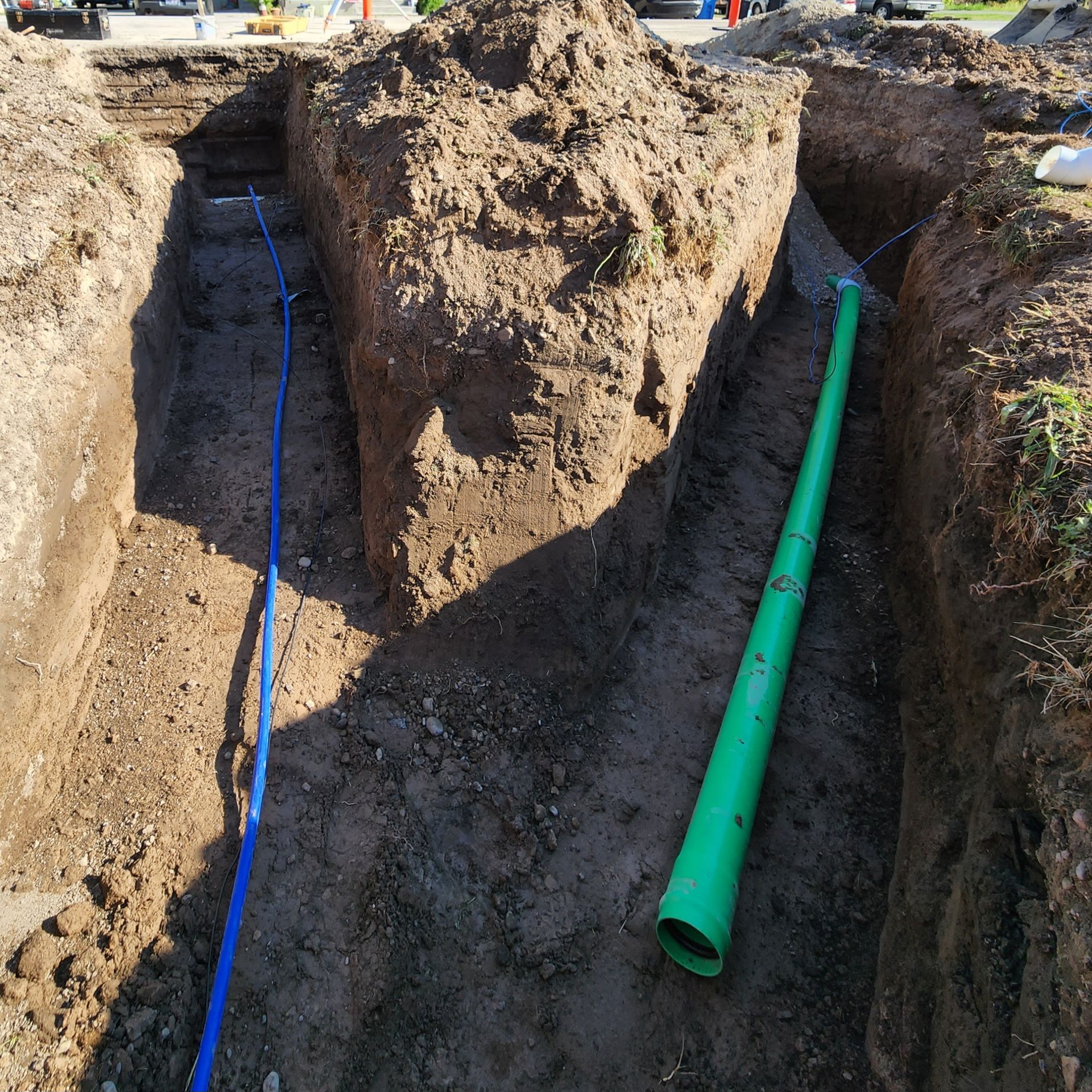 sewage or supply pipes, plumbing industry