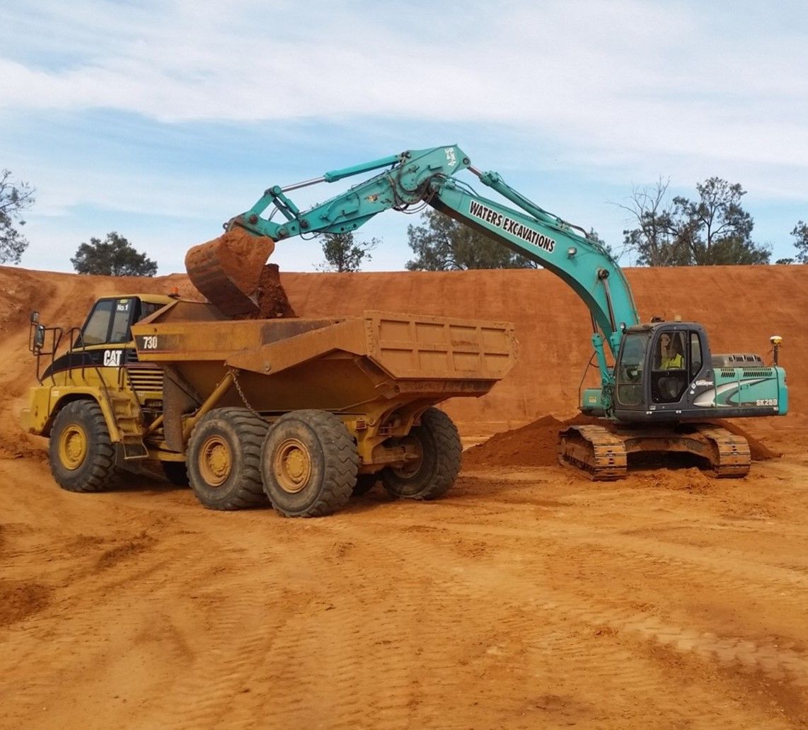 General Earthworks — Mildura, VIC — Waters Excavations Pty Ltd