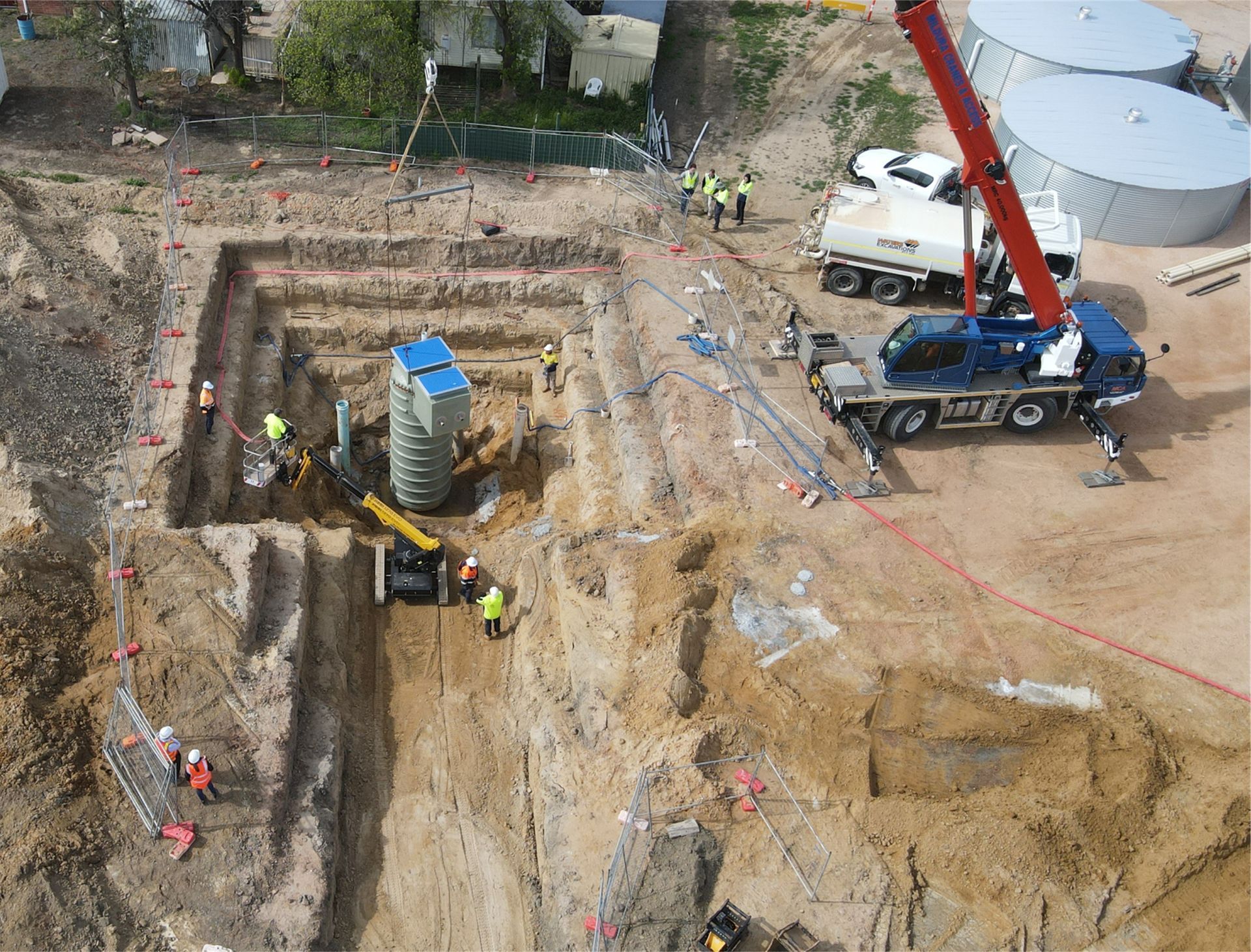 Sewer Infrastructure — Mildura, VIC — Waters Excavations Pty Ltd