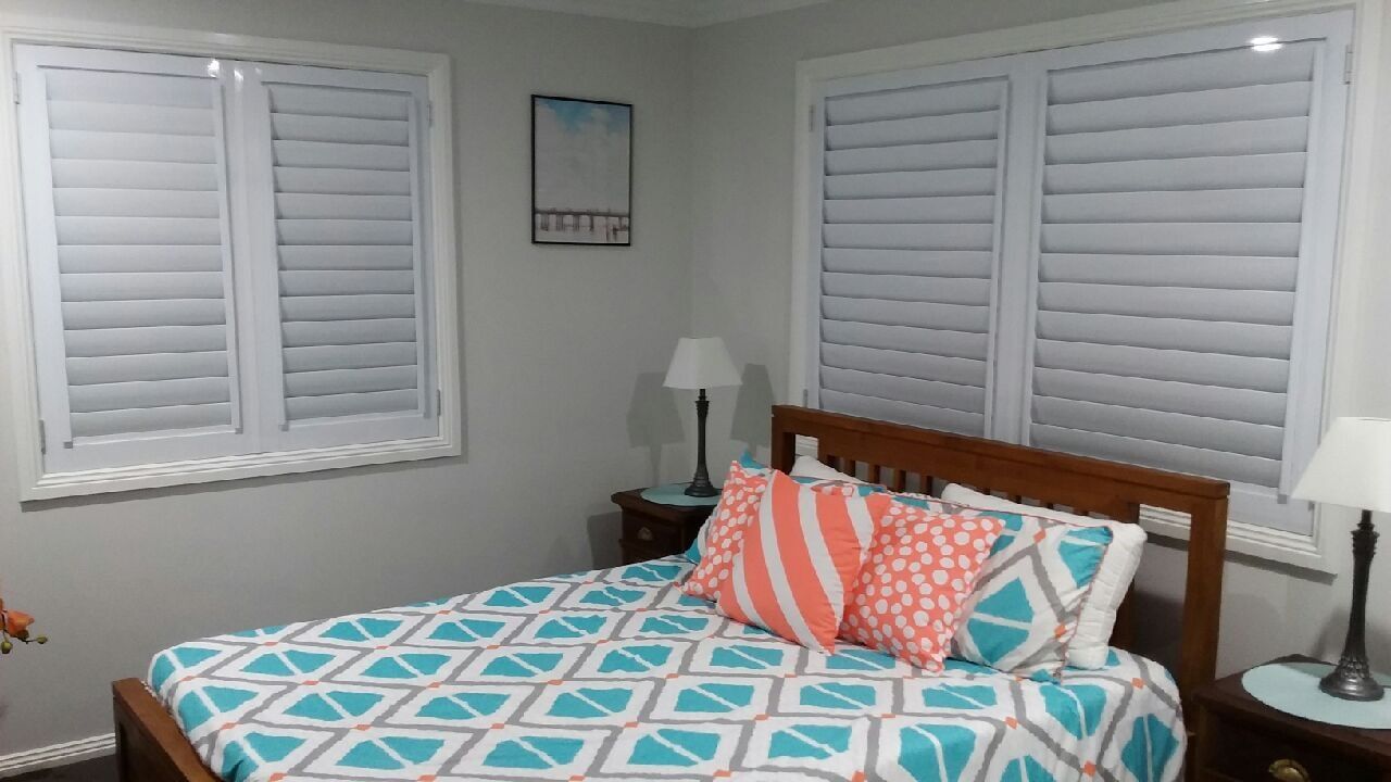 internal aluminium blinds in bedroom window