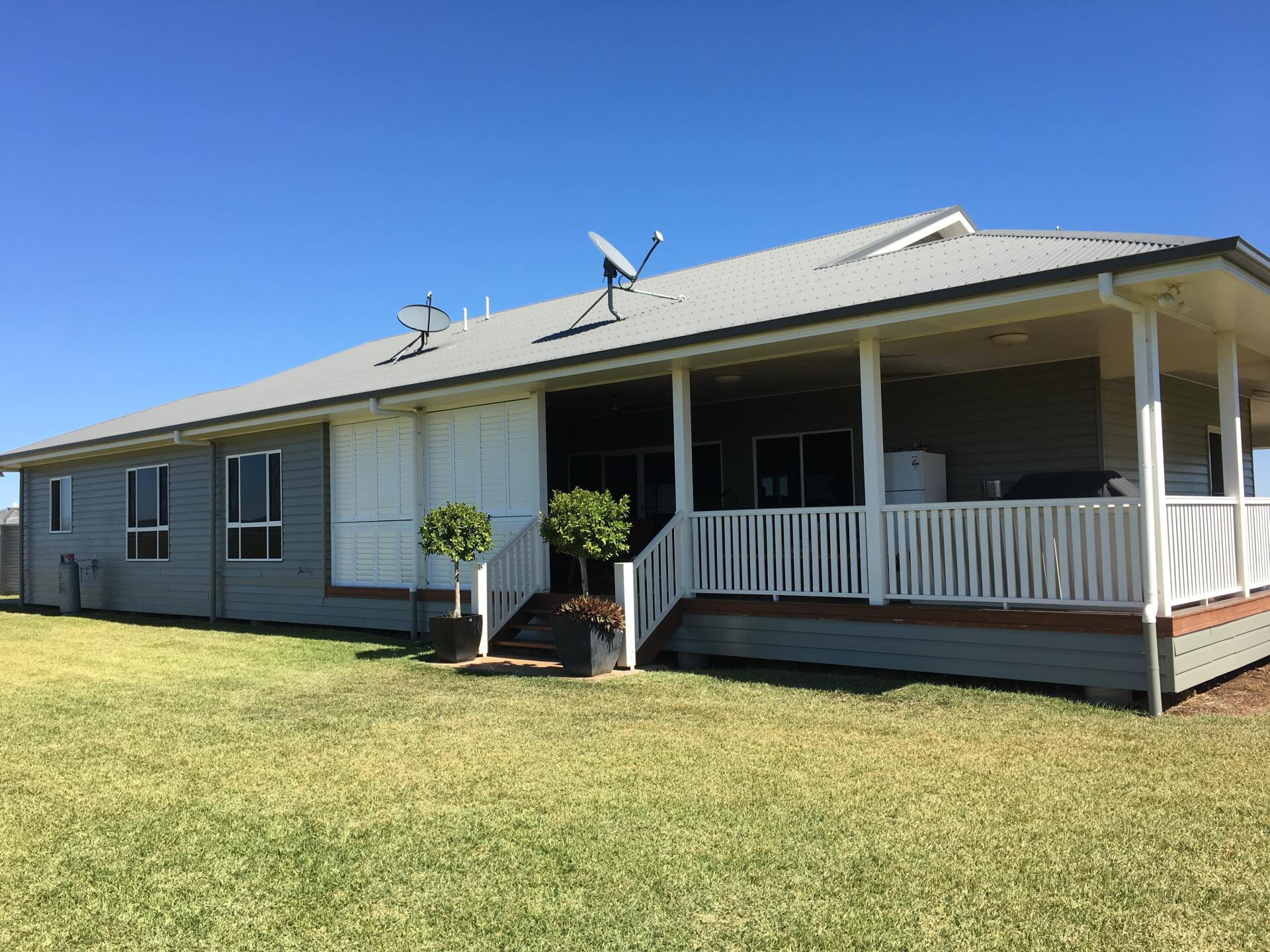 external aluminium shutters on patio 1