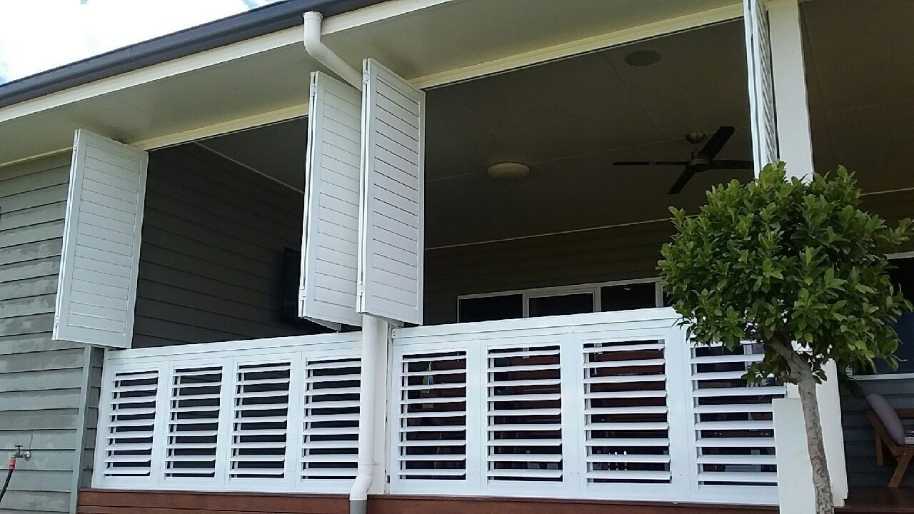 external aluminium shutters on patio balcony 8