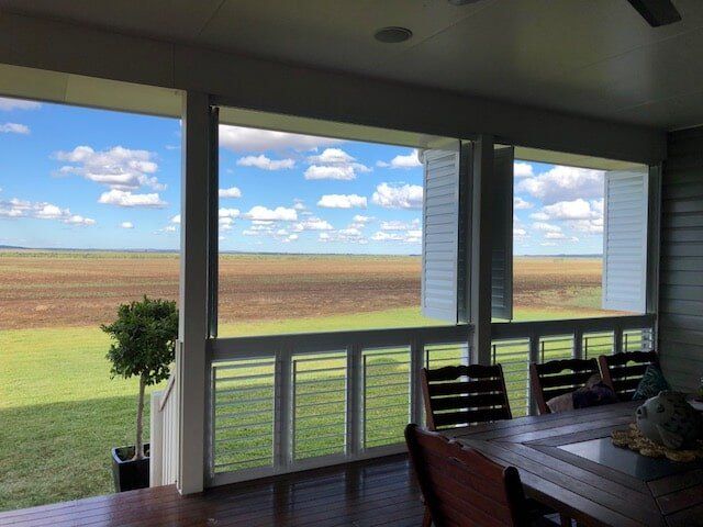 external aluminium shutters on patio balcony 6
