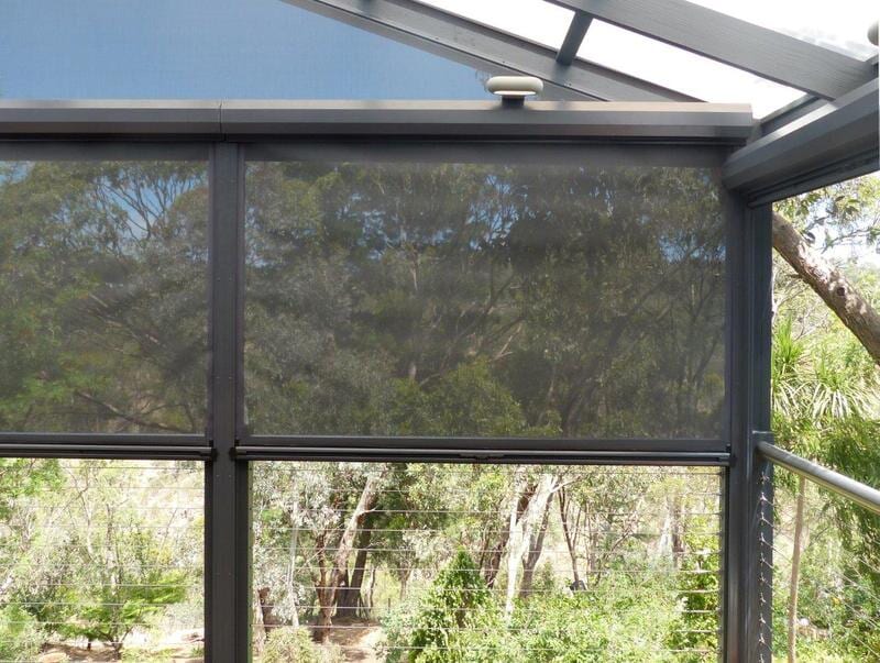 Ziptrak Awnings Installed in Glass Windows— Fabric Awnings in Mackay