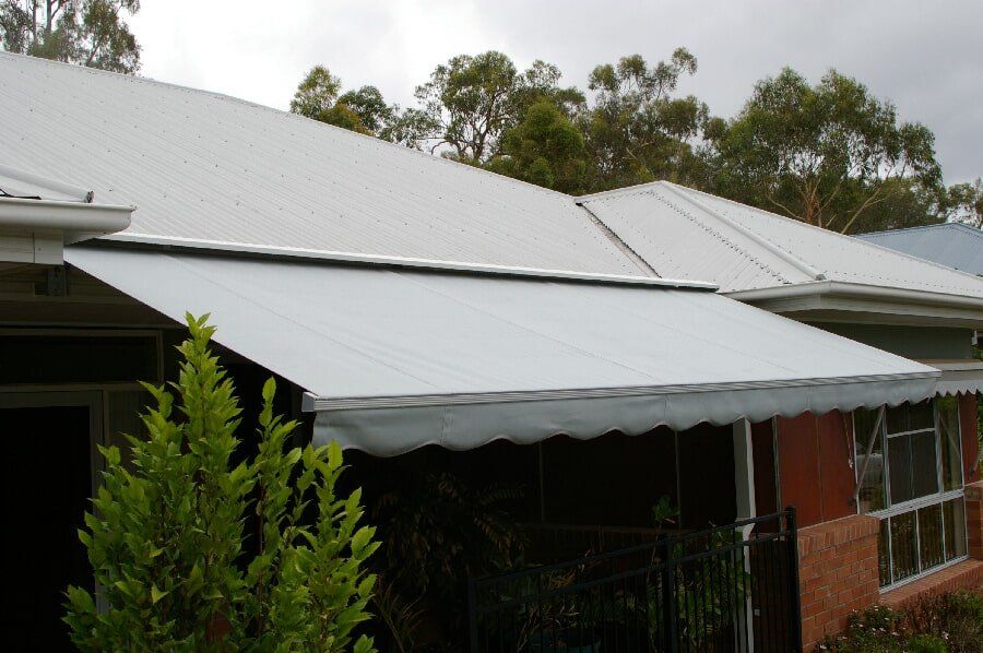 Folding Arm Awning near me — Fabric Awnings in Mackay