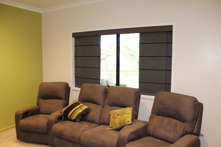 Brown Panel Glides - Deluxe Shutters & Blinds