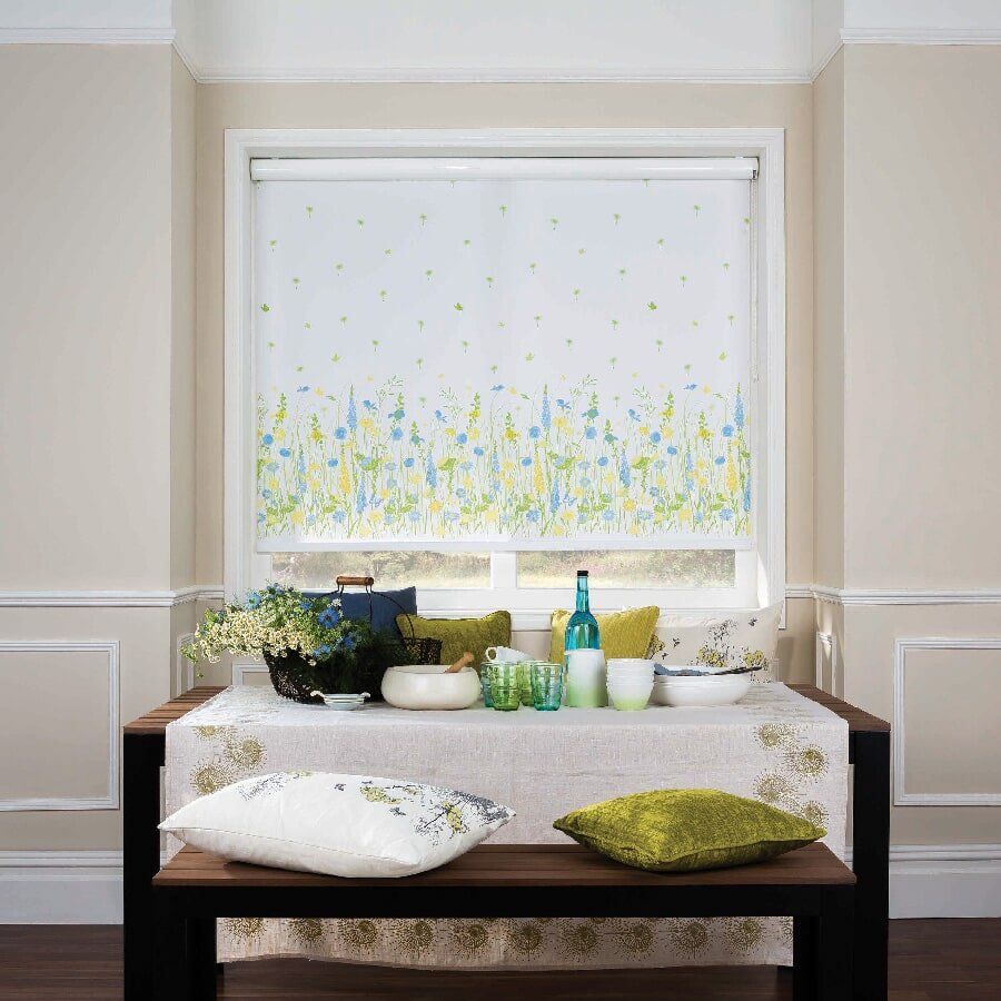 Flowers Designed Roller Blinds | Roller Blinds in Mackay