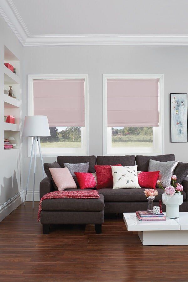 Pink Roman Blinds | Roman Blinds in Mackay