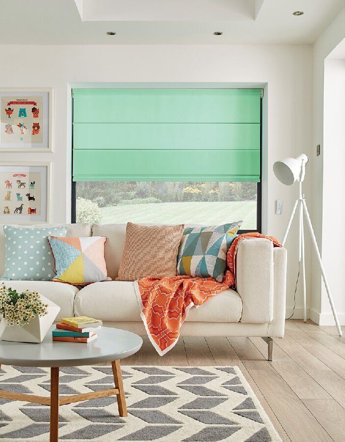 Light Green Roman Blinds | Roman Blinds in Mackay