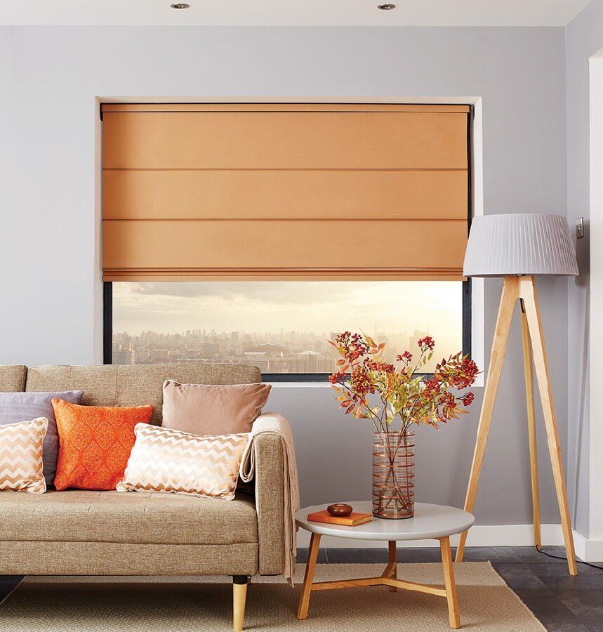 Light Brown Roman Blinds | Roman Blinds in Mackay