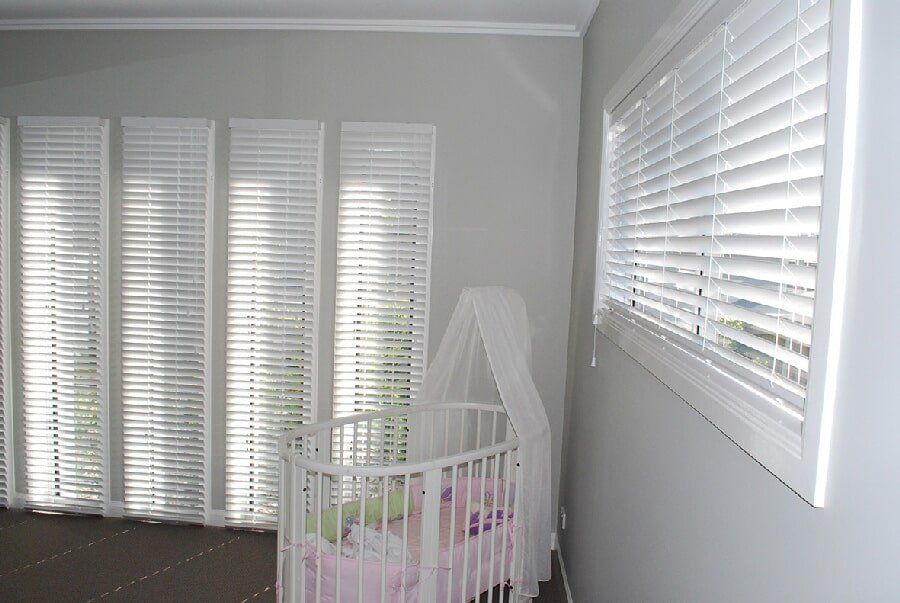 Venetian Blinds Installed in the Baby's Room | Venetian Blinds in Mackay