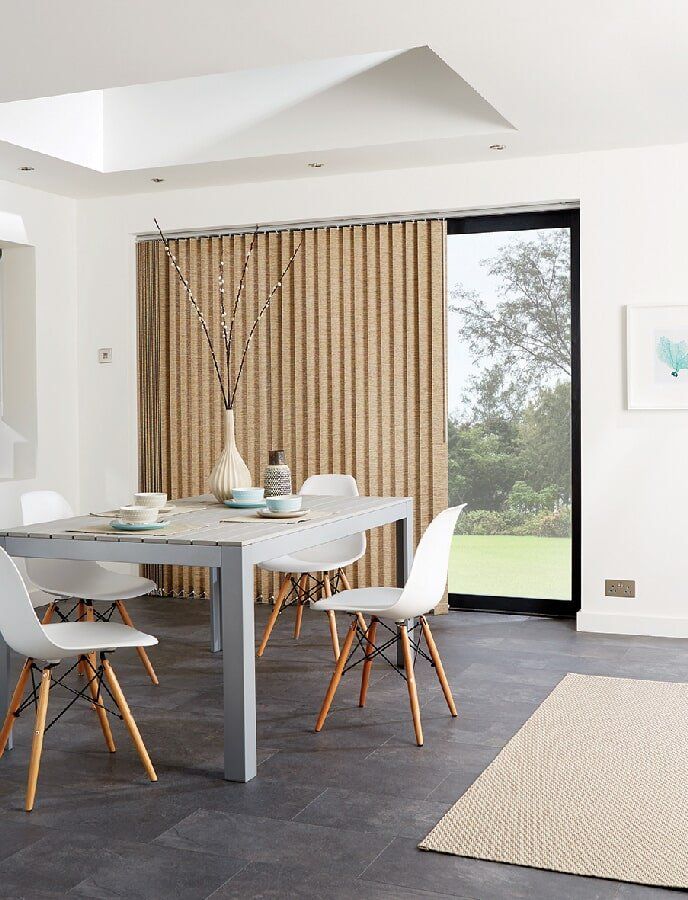 Dark Cream Vertical Blinds | Blinds in Mackay