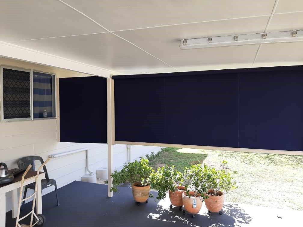 Straight Drop (Multi Stop) Awnings increase home value — Fabric Awnings in Mackay