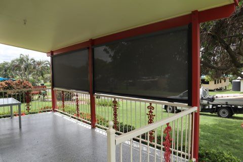 Straight Drop (Multi Stop) Awnings Stylish— Fabric Awnings in Mackay