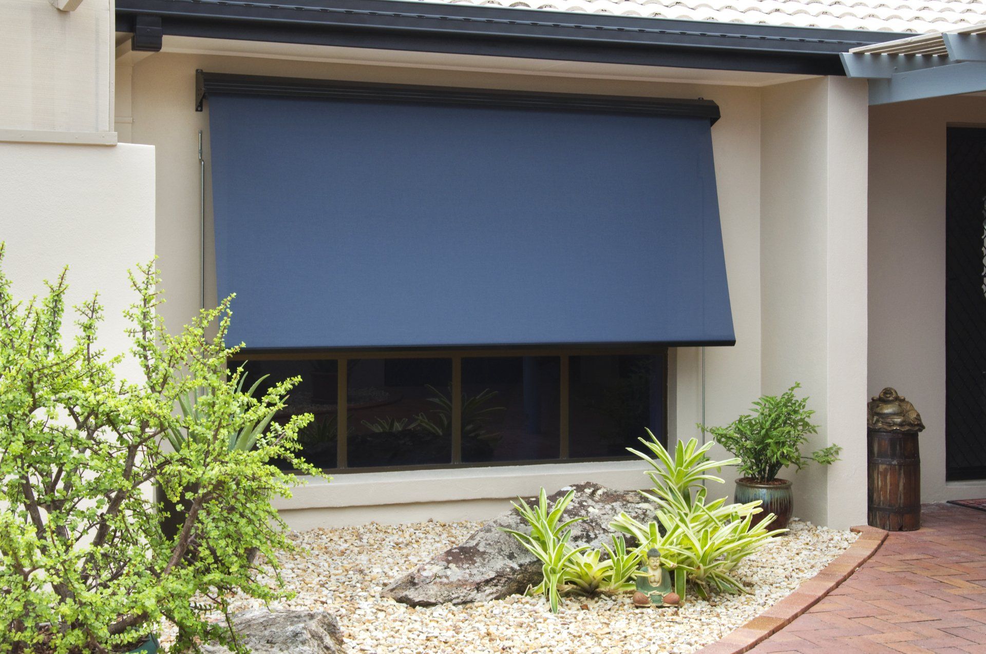 Automatic (Auto Lock Arm) Awnings - keeping the sun out — Fabric Awnings in Mackay