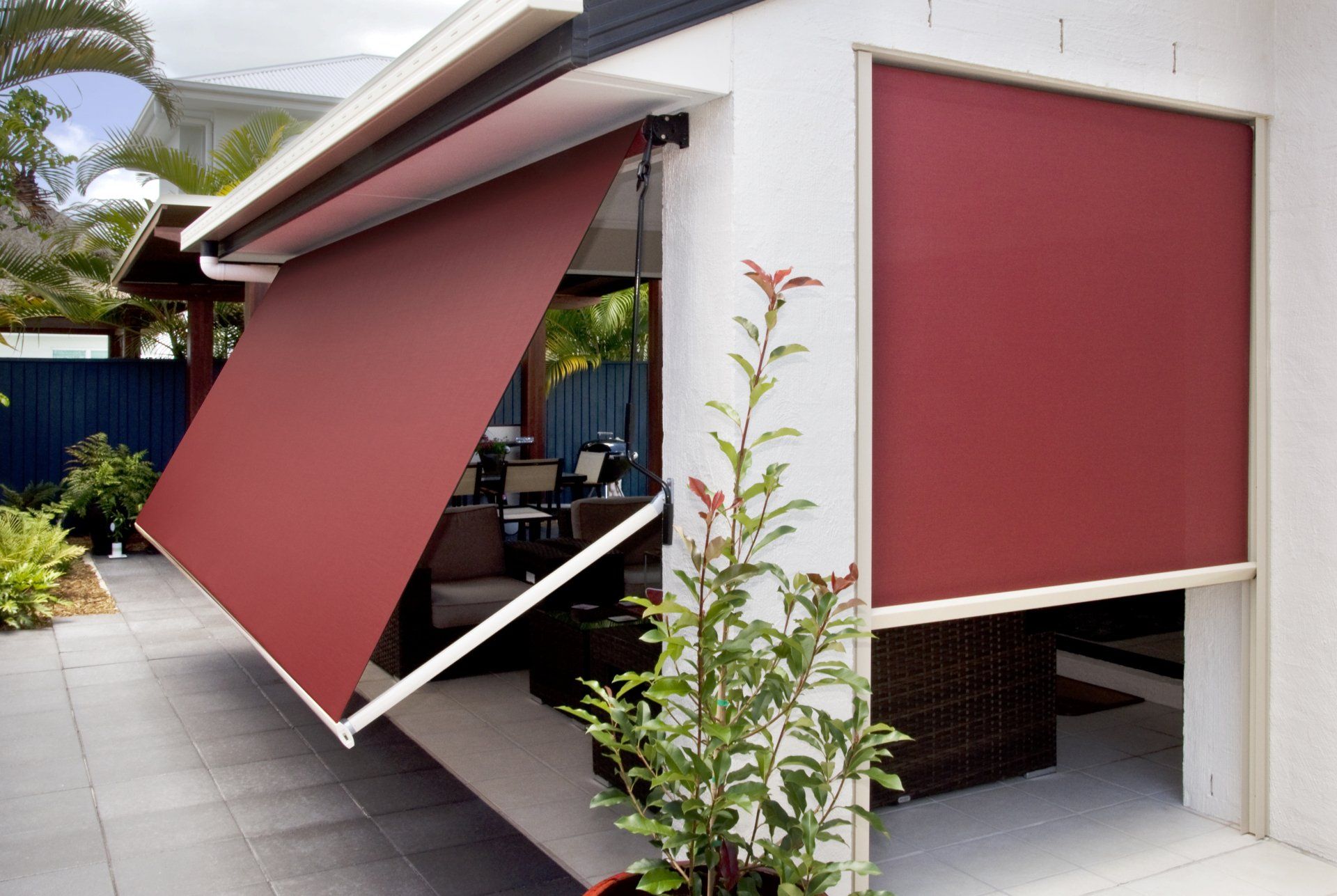 Door arm (Crank Handle) Awning affordable— Fabric Awnings in Mackay