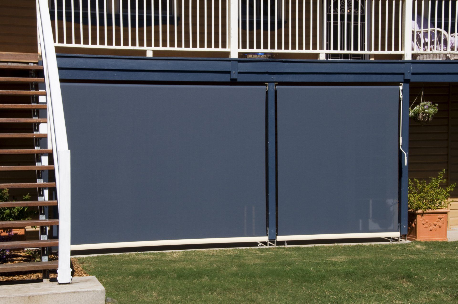 Straight Drop (Crank Handle) Awnings affordable — Fabric Awnings in Mackay