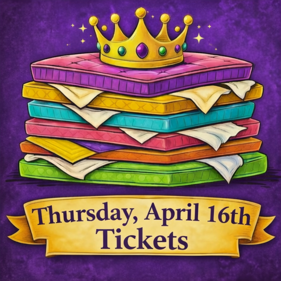 Purple top hat with text