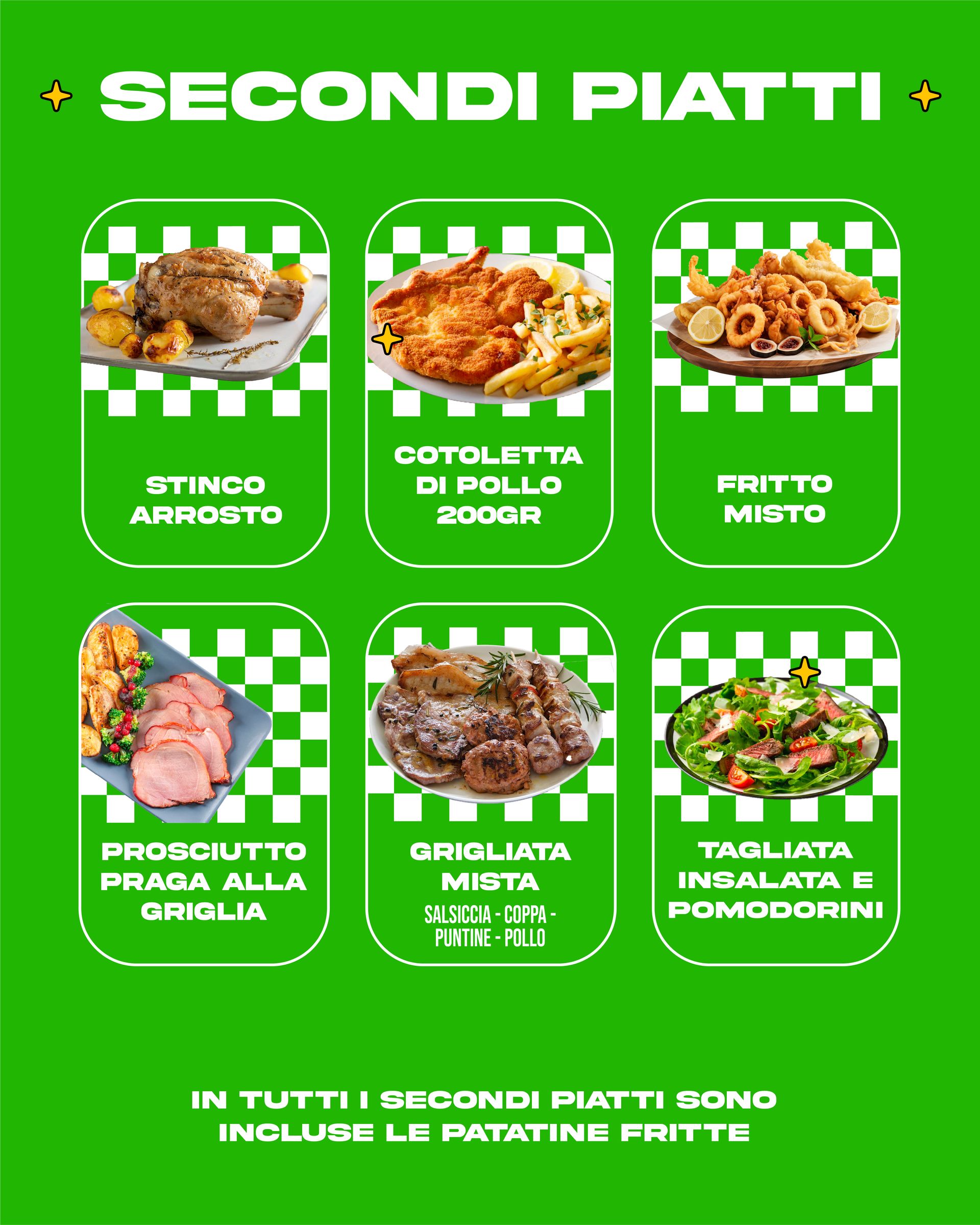 MENU RISTORANTE