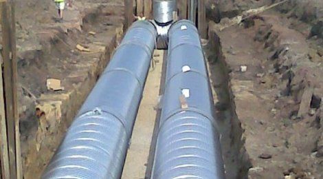 water attenuation pipes