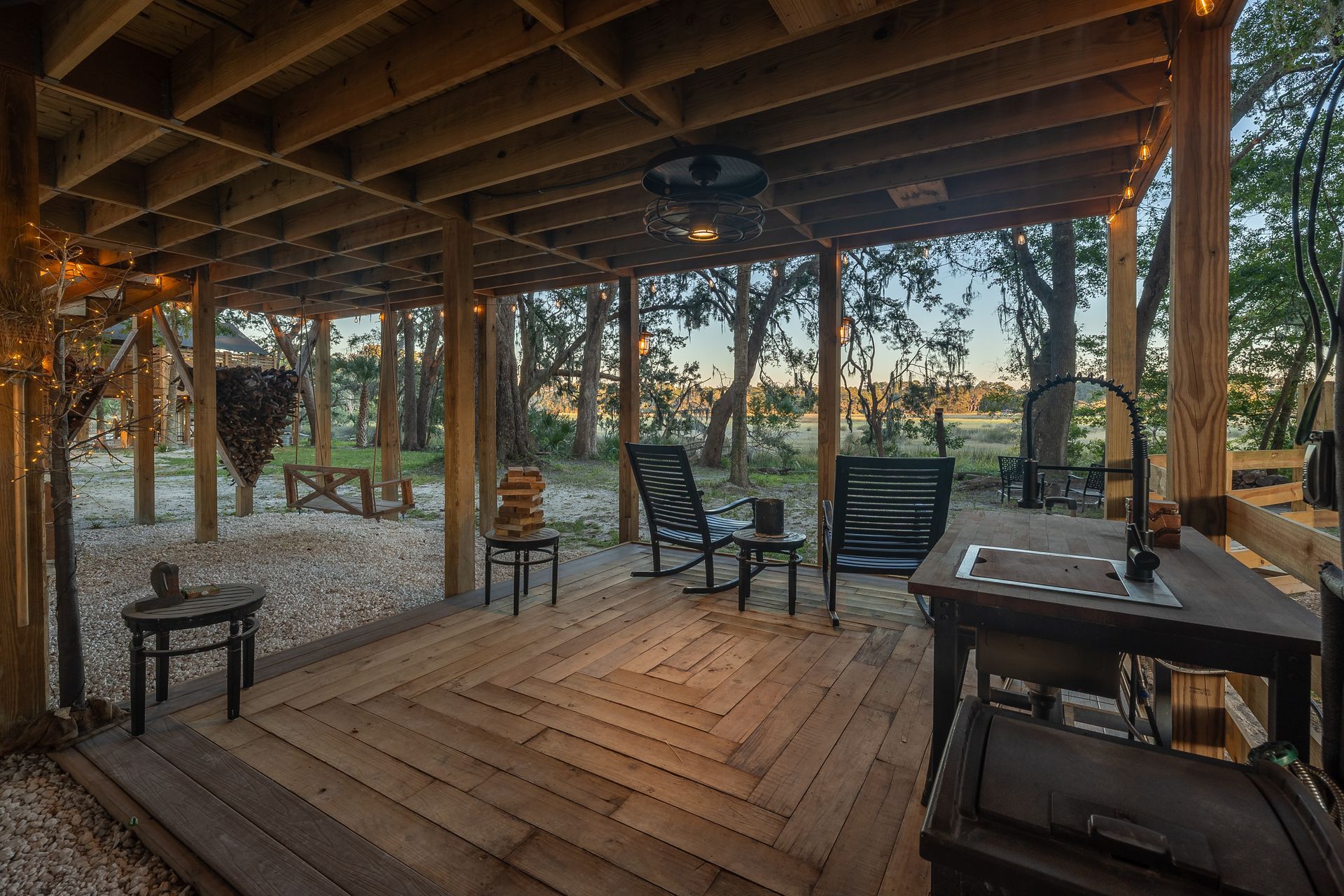 Treehouse, tent, campsite, campfire, nature, bird watching, retreat, vacation, resort, hotel, experience, family reunions