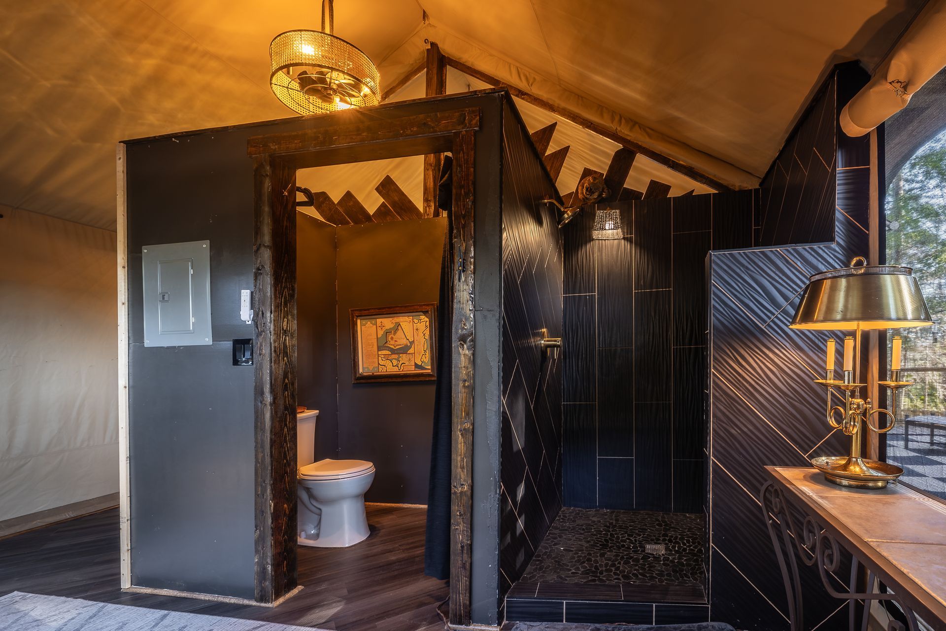 Treehouse, tent, campsite, campfire, nature, bird watching, retreat, vacation, resort, hotel, experience, family reunions