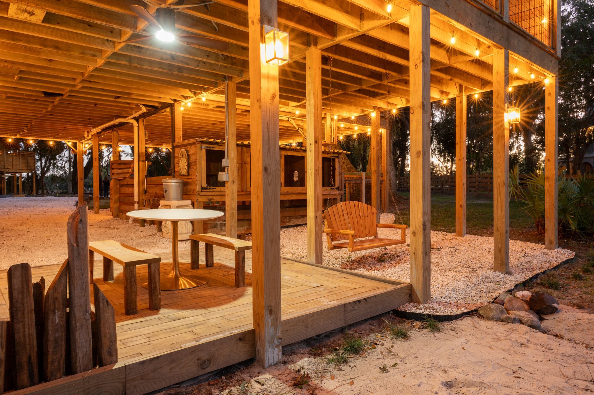 Treehouse, tent, campsite, campfire, nature, bird watching, retreat, vacation, resort, hotel, experience, family reunions