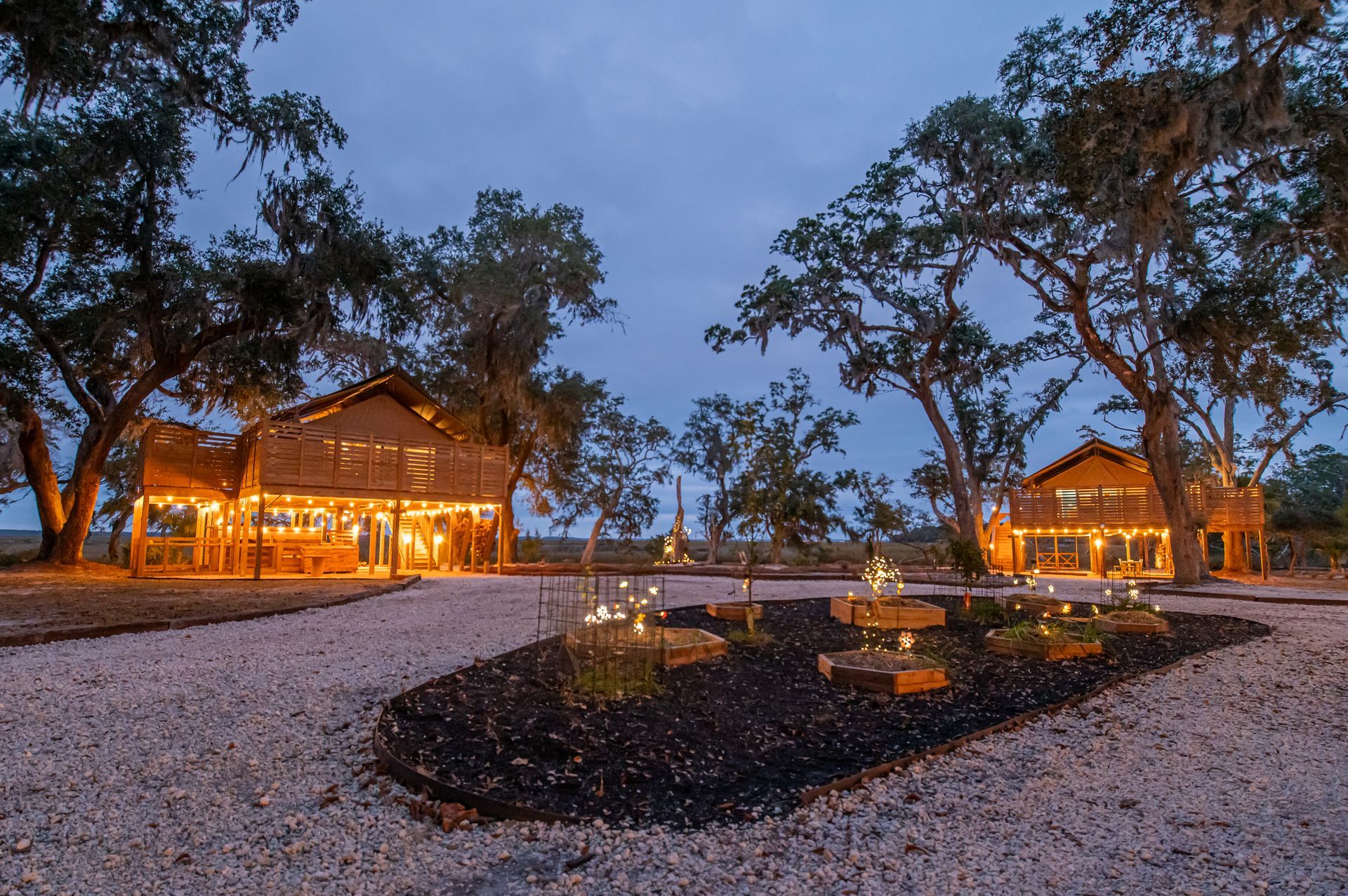 Treehouse, tent, campsite, campfire, nature, bird watching, retreat, vacation, resort, hotel, experience, family reunions