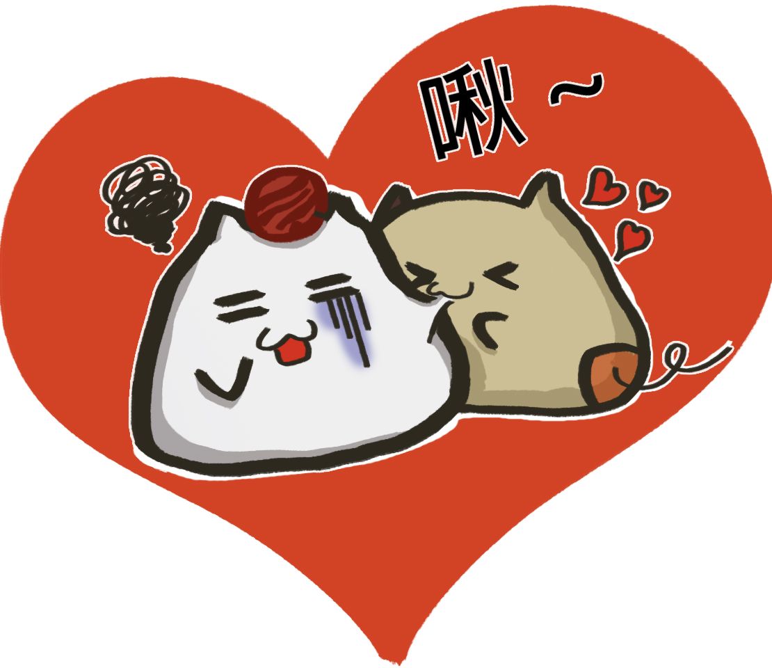 幾隻貓躺在彼此的心上