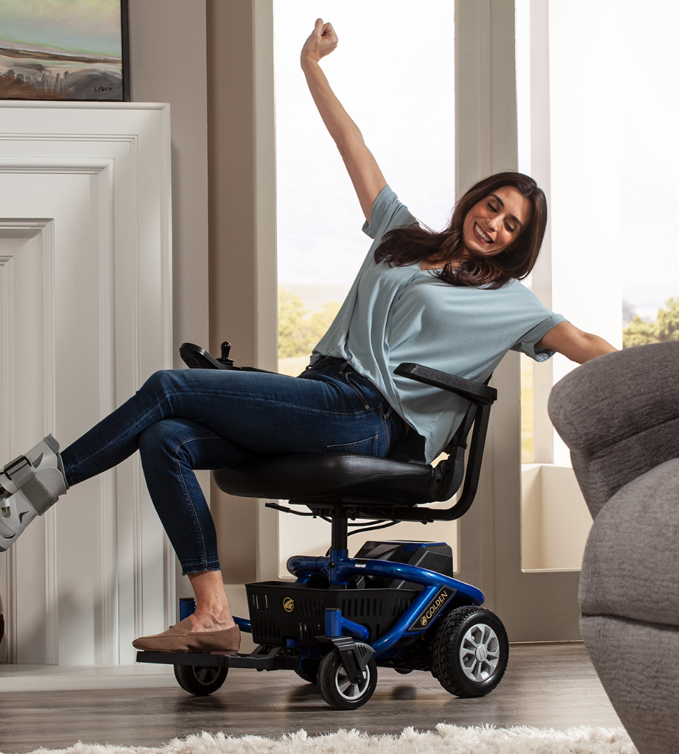 woman in literider envy wheelchair