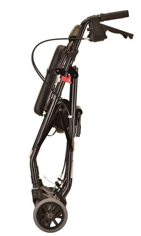 a folded up walker
