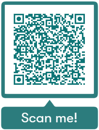 A qr code with a button that says `` scan me ''.