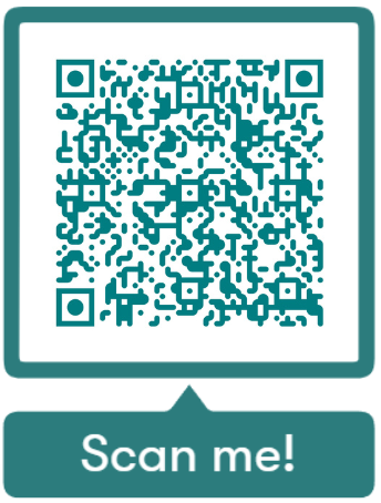 A qr code with a button that says `` scan me ''.