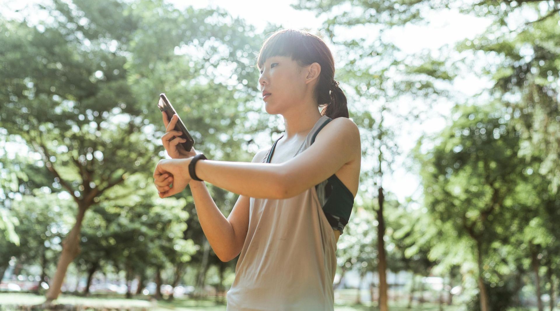 woman exercising