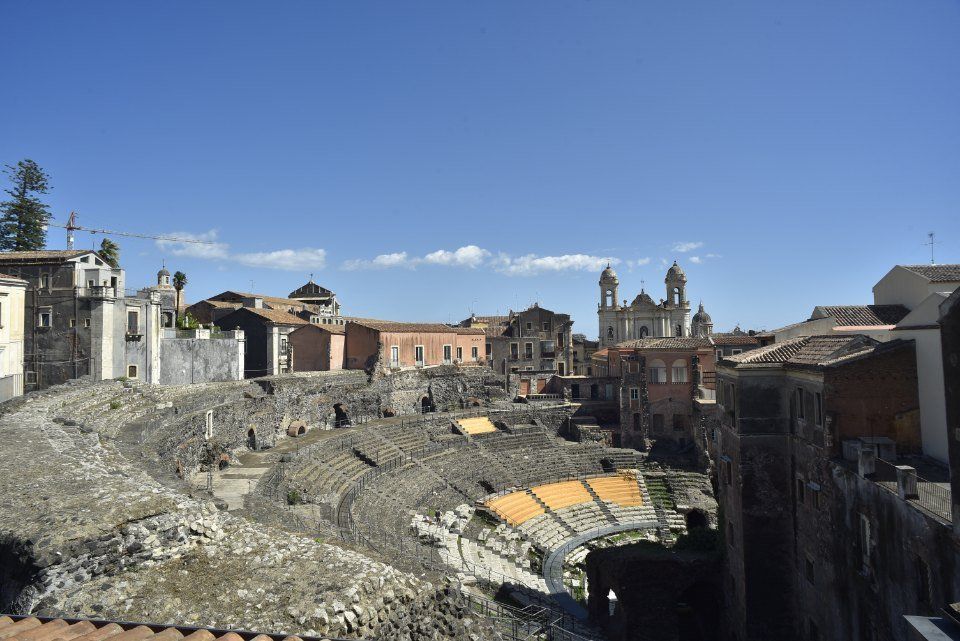 Antico teatro greco-romano a Catania