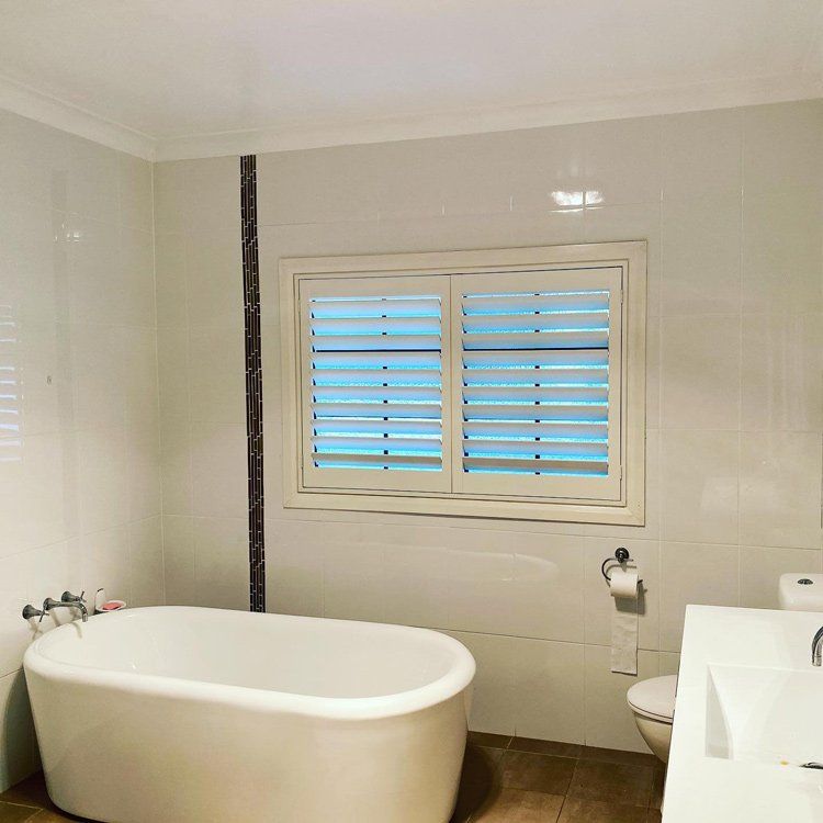 Bathroom Blinds Closed — Gallery in Singleton, NSW