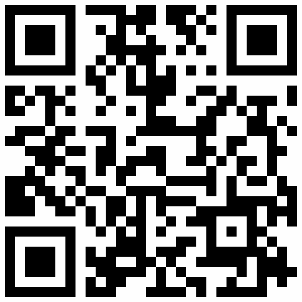 A black and white qr code on a white background.