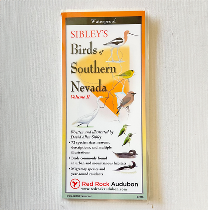 A book titled sibley 's birds of southern nevada