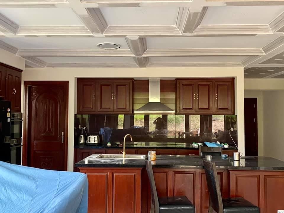 Kitchen with Cabinet — Manufacturing Cornices in Logan Village, QLD