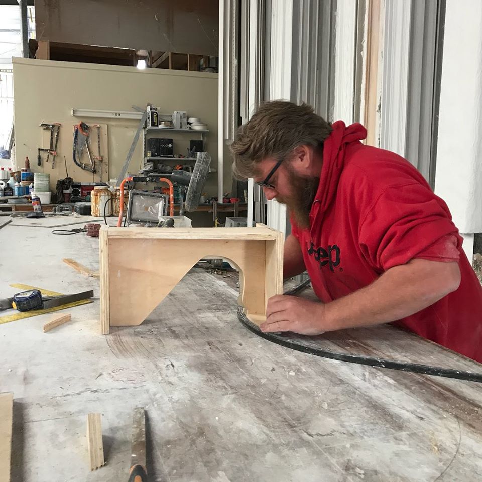 Process Making of Curved Cornice — Manufacturing Cornices in Logan Village, QLD