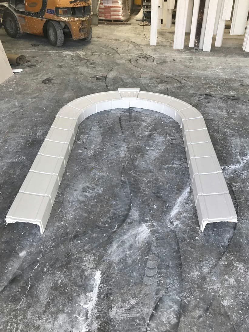Custom Tile Look Archway — Custom Cornices in Logan Village, QLD