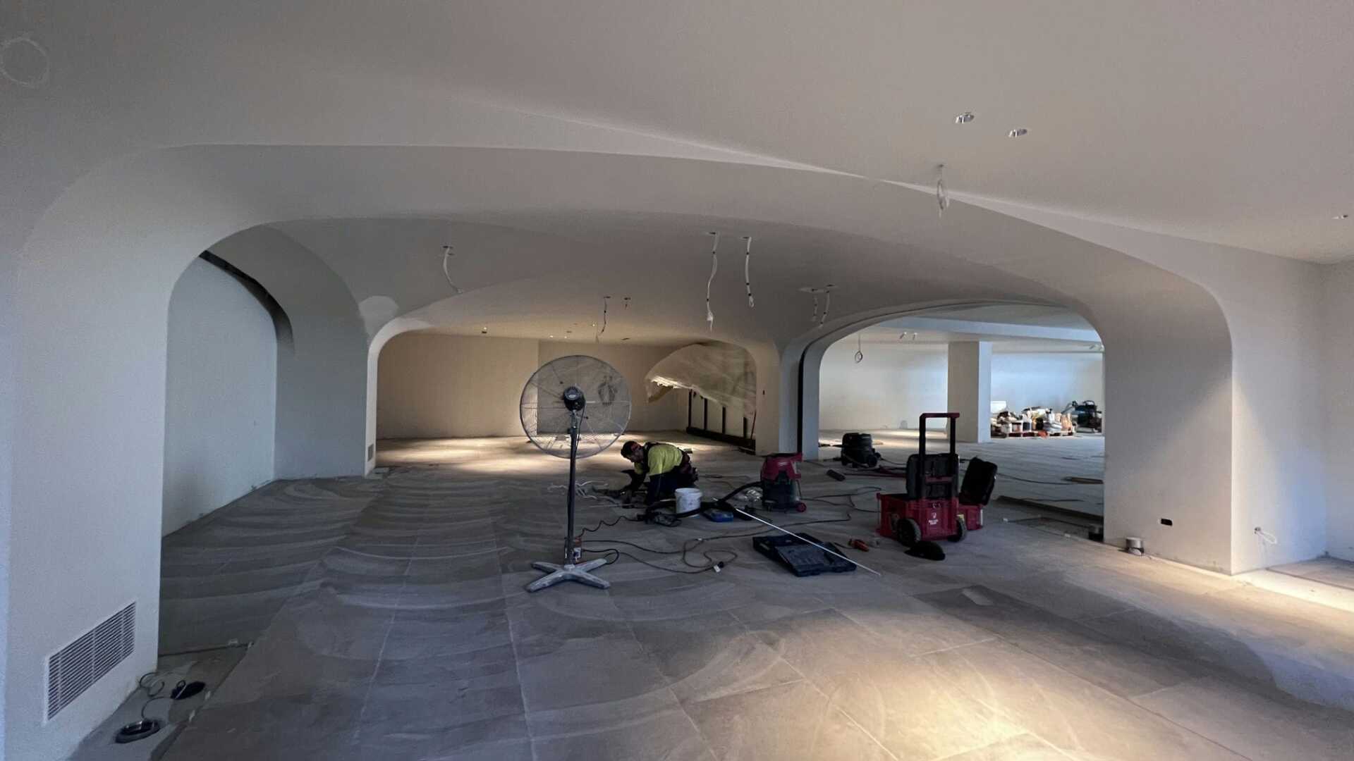 Gold Coast Home White Ceiling — Custom Cornices in Logan Village, QLD